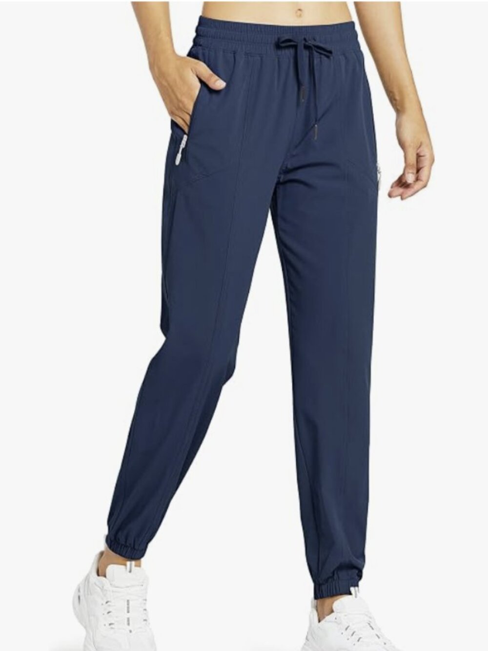 Libin Lightweight Navy Blue Joggers, Size S, NWT!